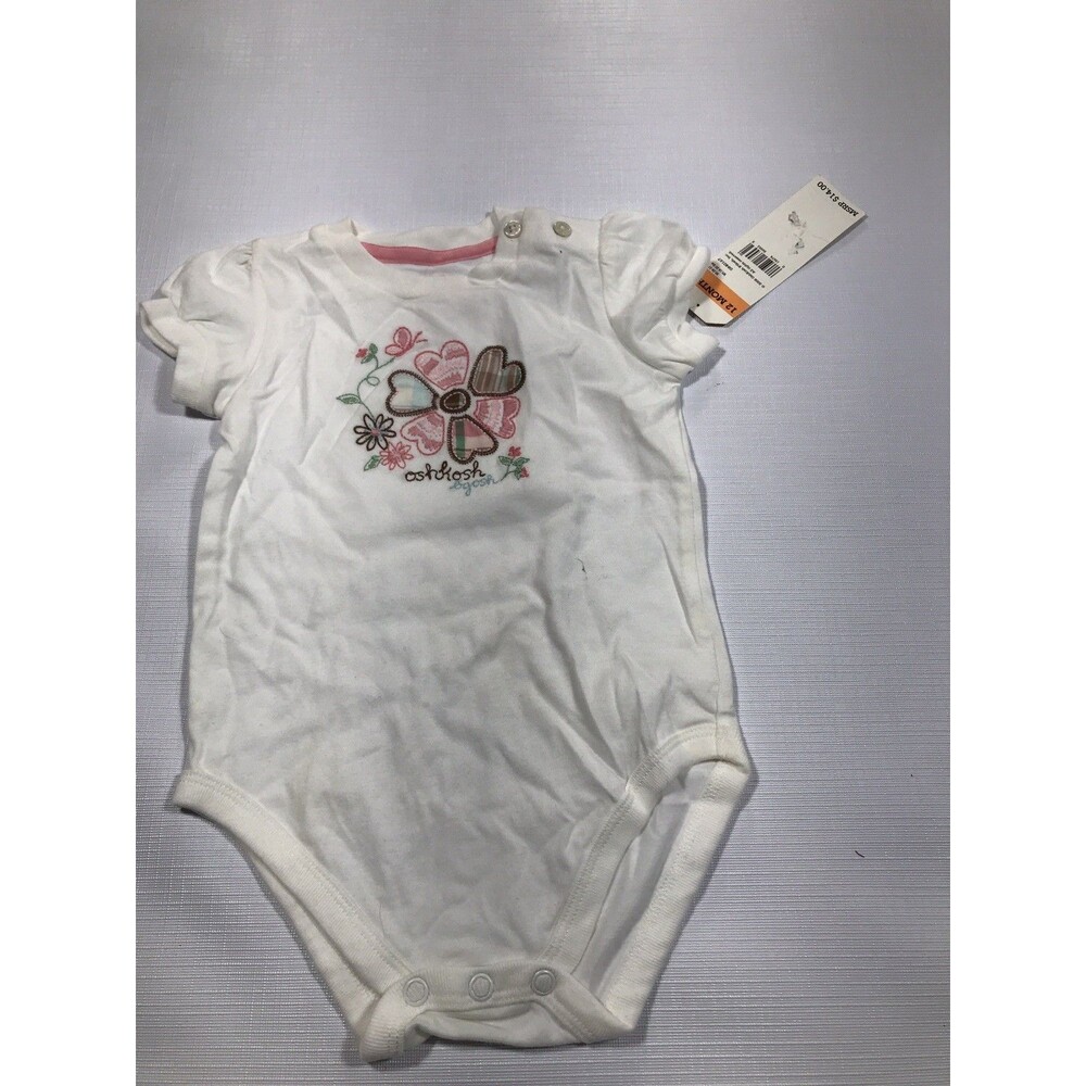 Oshkosh Baby B'Gosh 12M Heart Oneies